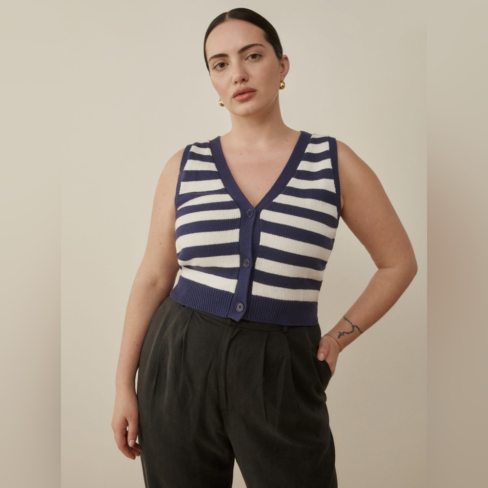 Reformation Zola Sweater Vest size large